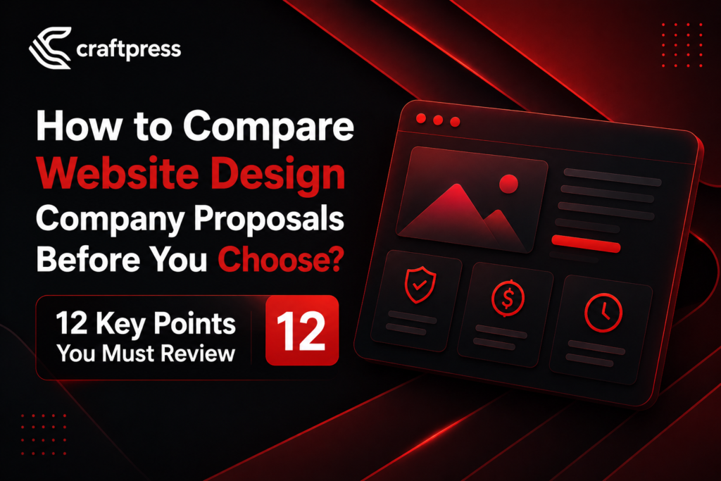 How to Compare Website Design Proposals Before Choosing a Company