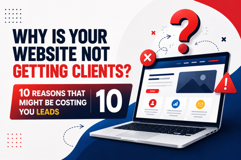 Why Is Your Business Website my Generating Leads? 10 Reasons You May Be Losing Customers