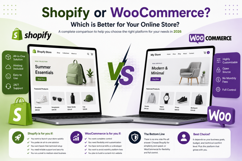 Shopify vs WooCommerce: Which Is Better for Your Online Store?